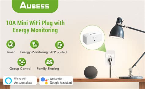 Aubess Smart Plugs With Energy Monitoring Smart Plugs That Work With