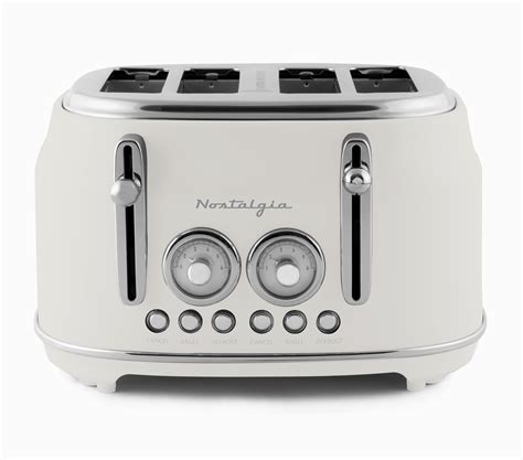 Nostalgia Classic Retro 4-Slice Toaster, Cream - Walmart.com