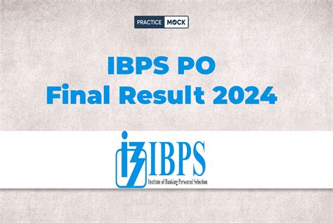 Ibps Po Final Result 2024 Out Direct Download Link