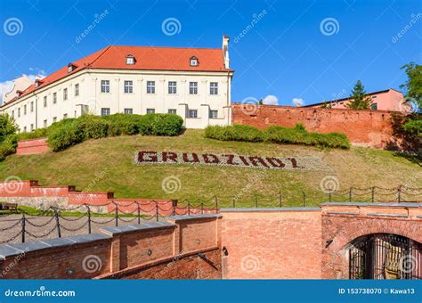 Old Town of Grudziadz with Beautiful Architecture in Sunny Day ...