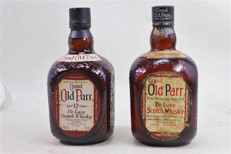 S90⑦ 古酒 Grand Old Parr グランドオールドパー デラックス 2本 12年 REAL ANTIQUE AND RARE