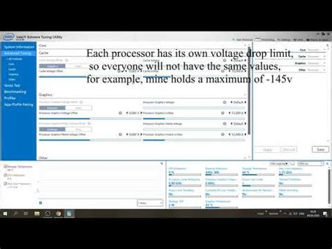 How To Undervolt CPU On Laptop With Intel XTU YouTube