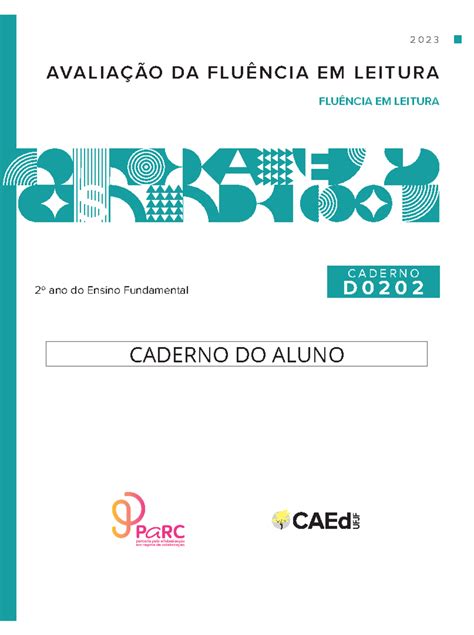 Caderno Caed An Lise De Avalia Es Externas C A D E R N O