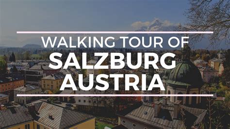 Salzburg Austria Walking Tour Old Town Youtube