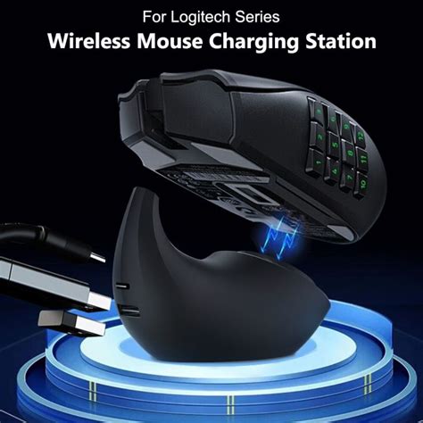 Gaming Mouse Wireless Charger For Logitech G Pro X Superlight G502 X