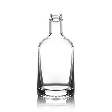 375ml 12 7oz Flint Clear Nordic Spirits Round Glass Bottle 28 400 Neck Bottlestore