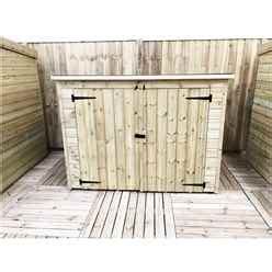 Shedswarehouse Aston Bike Sheds Bs Ft X Ft Pressure Treated