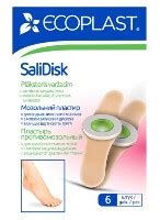 Набор ECOPLAST ПЛАСТЫРЬ ПРОТИВОМОЗОЛЬНЫЙ SALIDISK 72Х19ММ N6 + ECOPLAST ...