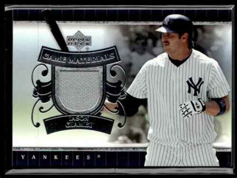 Jason Giambi 2007 Upper Deck UD Game Materials Jersey UD JG New York