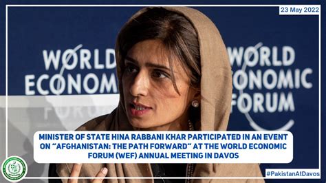 Spokesperson MoFA On Twitter MOS HinaRKhar Participated In An