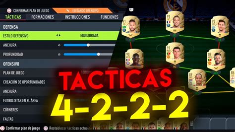 Las MEJORES TÁCTICAS e INSTRUCCIONES de la 4222 para FUT CHAMPIONS