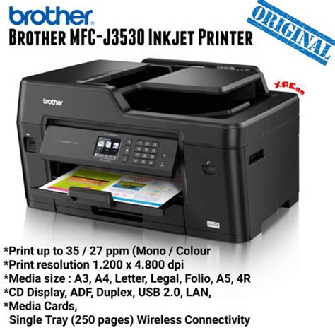 Jual Printer Brother Mfc J3530 J3540dw Putih Jakarta Pusat Xrcom