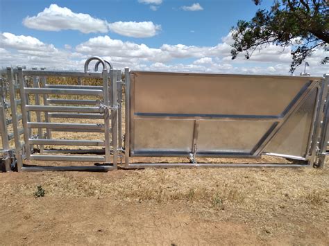 100 Head Sheep Yard Heavy Duty 80x40 Oval Rail Rich River Rural