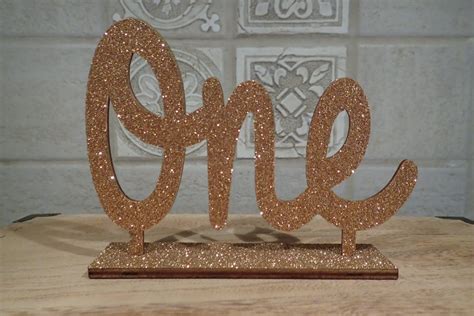 Glitter One Cake Topper Gold Glitter Cake Topper Keepsake - Etsy