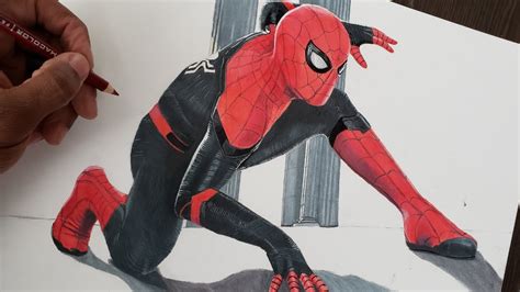 Drawing Spider Man Far From Home Marvel Youtube