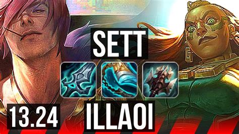 Sett Vs Illaoi Top 9 Solo Kills Dominating Na Master 1324