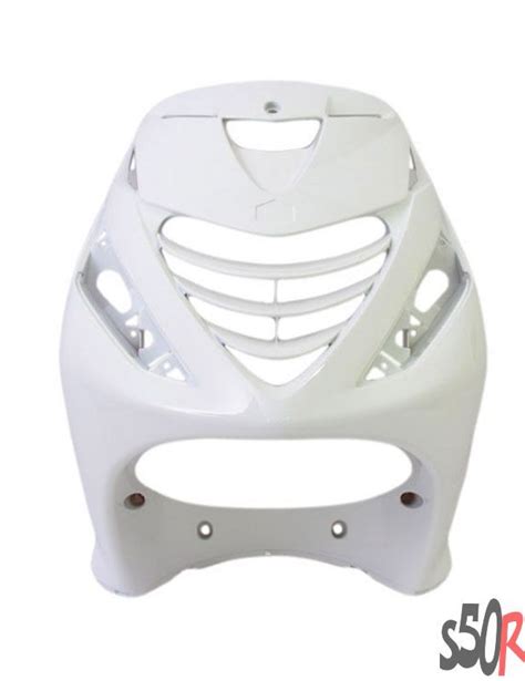 Carénage face avant SP Piaggio Zip 2t et 4t blanc brillant grille SP