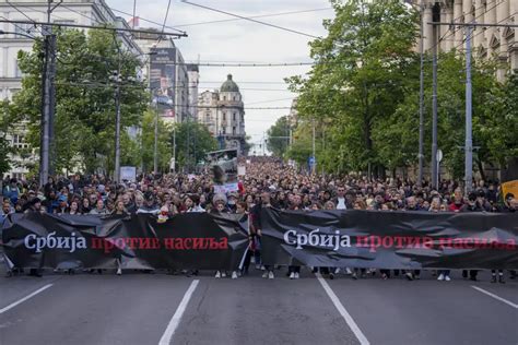 Protests Heighten In Serbia Over Mass Shooting Incidents - The Vaultz News