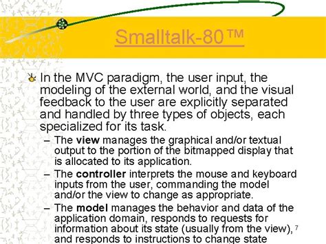 Model View Controller Mvc Bigger Than A Pattern