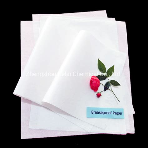 Greaseproof Paper For Foodstuff Wrap China Food Grade Greaseproof