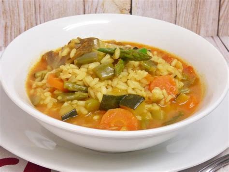 Arroz caldoso de verduras rápido y fácil Mis cosillas de Cocina