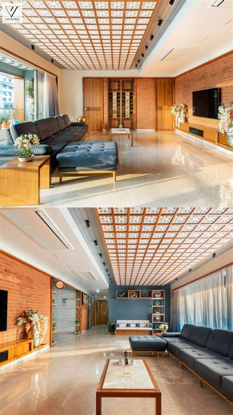 Living Room Design By Prayosha Architects Residential