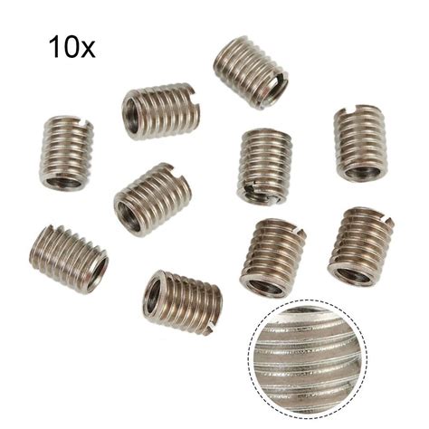 10 X Thread Adapters M8 10mm Male To M6 8mm Female Threaded Reducers Ebay