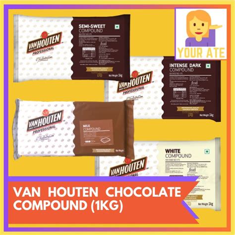 Van Houten Semi Sweet Intense Dark Milk Chocolate Compound Kg