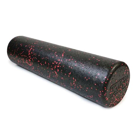 Gofit Pro Foam Roller 24 X 6 With Training Manual Black Red