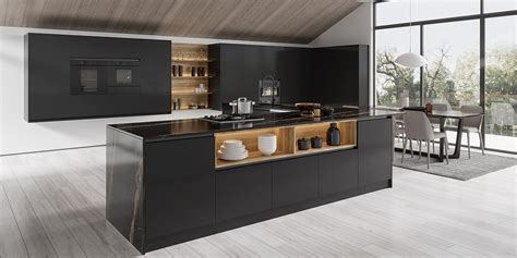 Modern Matte Black Kitchen Cabinets Oppolia