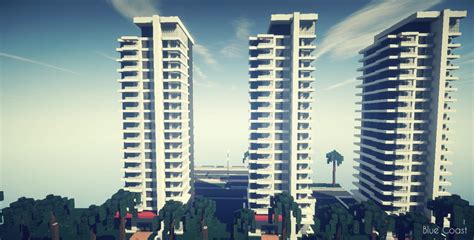 Blue Coast Apartments Minecraft Map