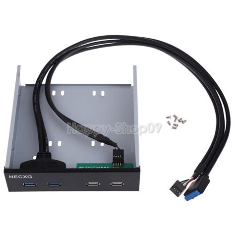 Купить buh9 2 порта usb 3.0 + 2 порта usb 2.0 5,25 дюймовых флоппи Бей ...