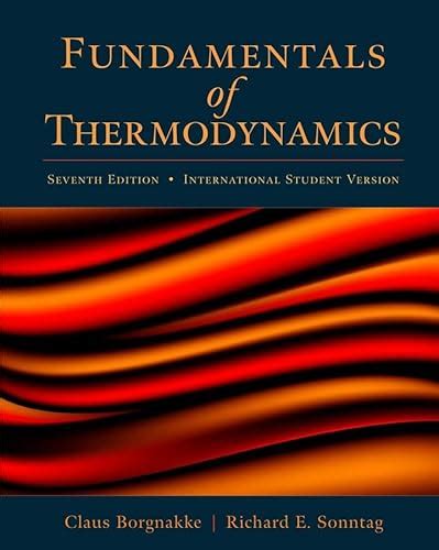 Fundamentals Of Thermodynamics Abebooks Sonntag