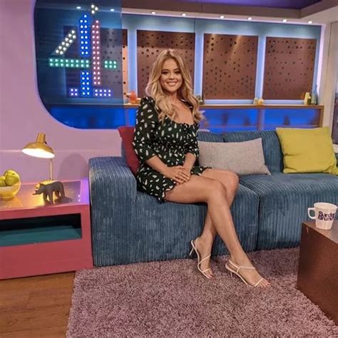 Emily Atack Flashes Killer Pins As She Dons Thigh Skimming Dress And