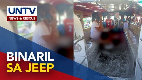 Lalaki Patay Matapos Barilin Sa Loob Ng Pampasaherong Jeep Sa Davao