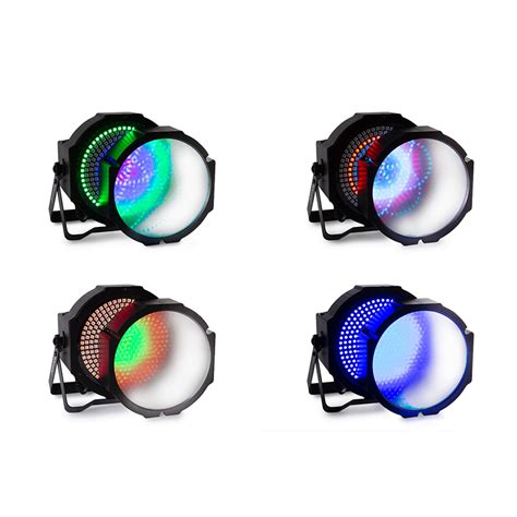 Beamz Bs F Led Flatpar Strobe Smd In Dmx Frost Lens W For