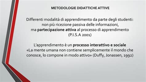 Metodologie Didattiche Attive Sinestesie Metodologiche Tra Eas E