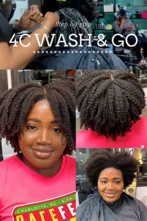 Step By Step 4c Wash And G0 Short Natural Hair Styles Natural Hair