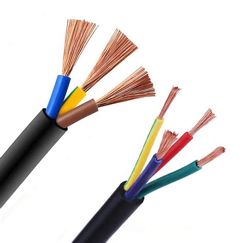 H03VV F 300V Flexible Cord Outer Sheath PVC Insulation Copper Conductor