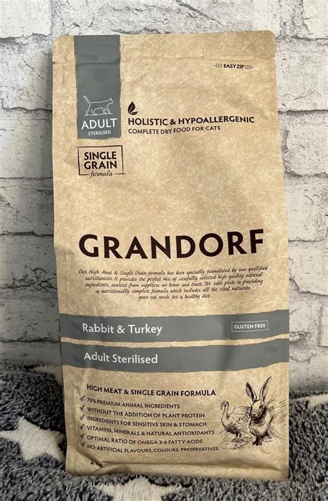 Сухой корм для взрослых кошек Grandorf Adult Sterilized (кролик ...