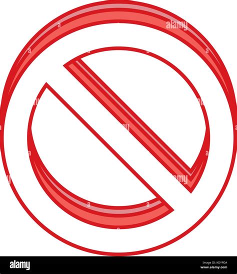 Forbidden Symbol Icon Stock Vector Image And Art Alamy