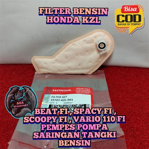 Jual FILTER BENSIN ASLI ORIGINAL HONDA KZL UNTUK MOTOR BEAT FI SPACY