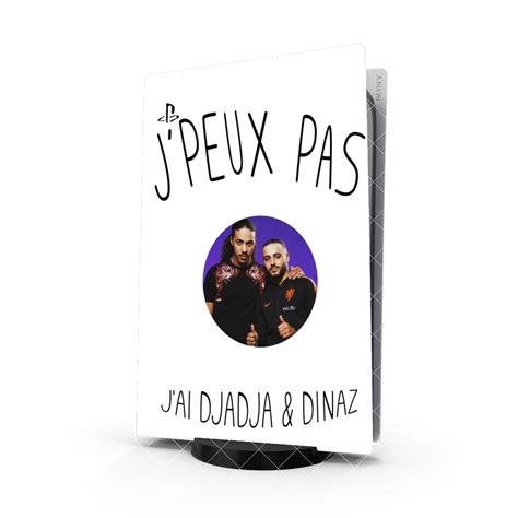 Autocollant Ps Je Peux Pas J Ai Djadja Et Dinaz Stickers Playstation