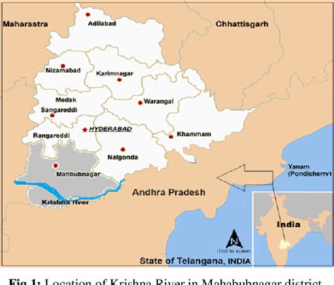 Krishna River Map In Telangana - Binnie Sharlene