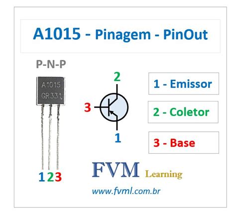 Pinagem Pinout Transistor Pnp A1015 Características Fvml