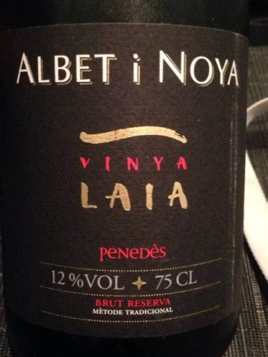 Albet i Noya Vinya Laia Penedès Brut Reserva Vivino US