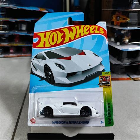 Hot Wheels Lamborghini Sesto Elemento White Lazada