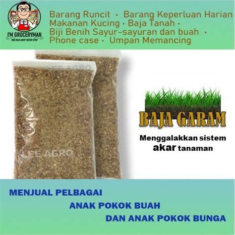 1KG BAJA GARAM Untuk Vitamin Tanah Subur Akar Sayur Sayuran Buah