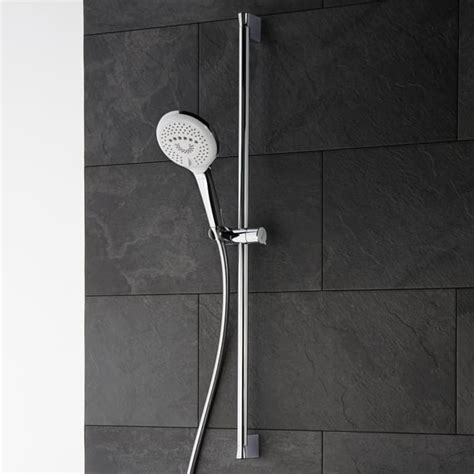 Kludi Freshline Shower Set Spray Modes Chrome White