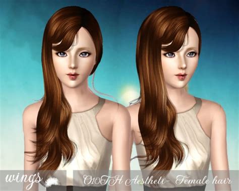 Side Swept Bangs Hairstyle O Th Aestheticism The Sims Catalog